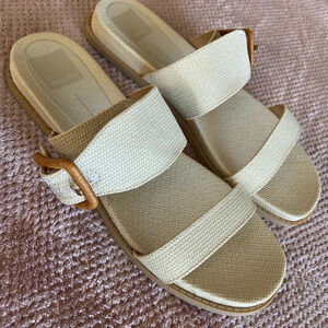 Dolce Vita Textured Cream Sandals